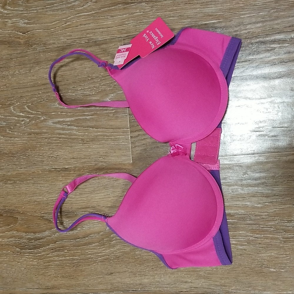 (34C) NWT New York Elegance Intimates Padded Support Underwire Essentials